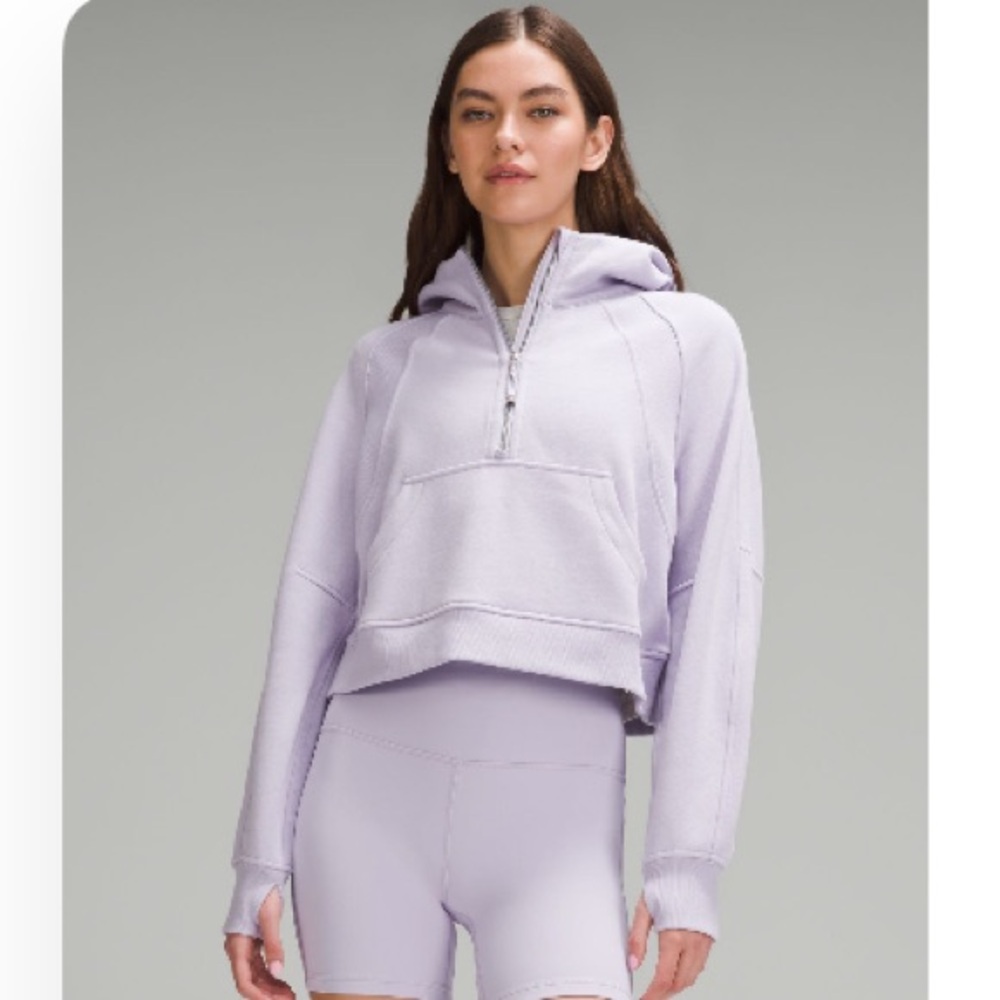 Scuba Oversized Half Zip Hoodie